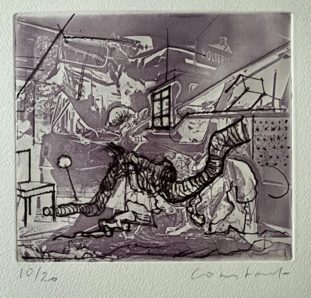 版画 Constant - Accident - Gravure n° 10/20