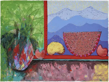 丝网印刷 Cora - Still life with watermelon