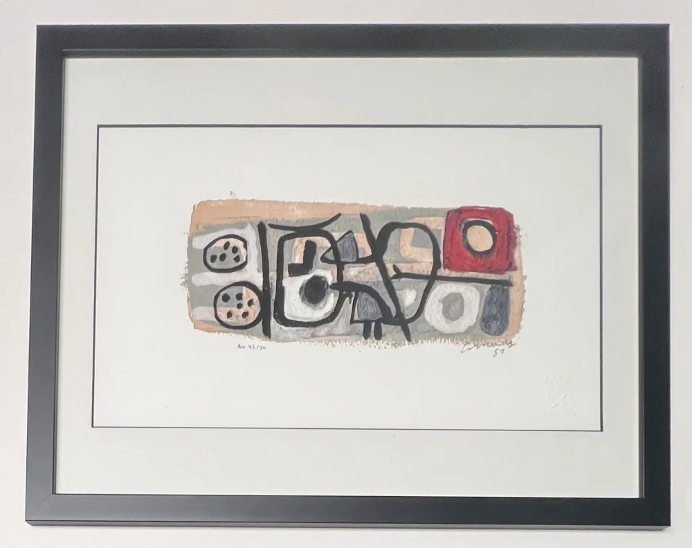 数码版画 Corneille - April in jazz , 1951, AO 42/90, encadré