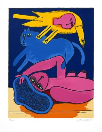 丝网印刷 Corneille - Aurore