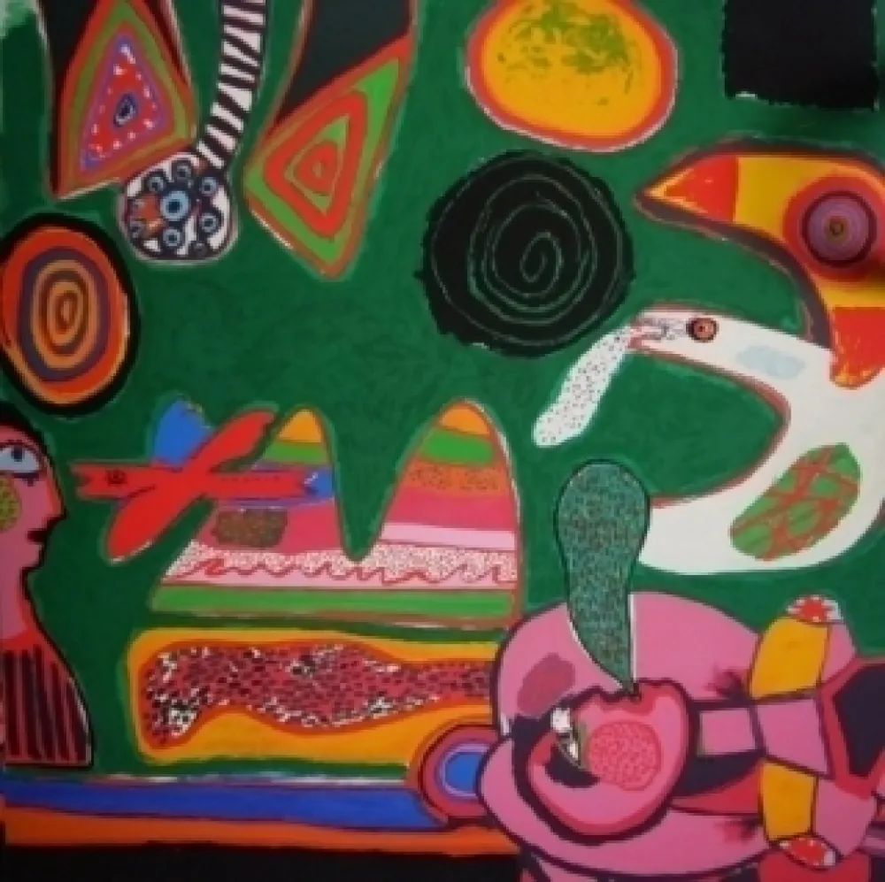 石版画 Corneille - Bain de Soleil