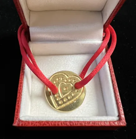 复数作品 Corneille - Bracelet Coeur en Vermeil - Edition numérotée à 50 ex. Bijou d'artiste