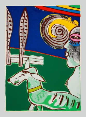 丝网印刷 Corneille - Composizione