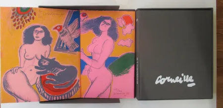 石版画 Corneille - Corneille ou la sensualité du sensible. L'edition originale with 2 signed lithographs