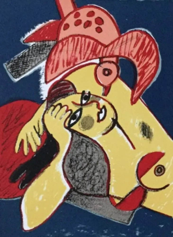 石版画 Corneille - Enchantementdes jours 2