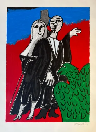 丝网印刷 Corneille - Fantôme de l'Opéra 