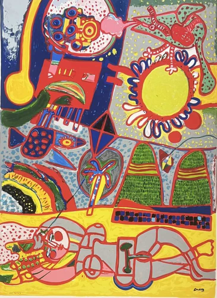 数码版画 Corneille - Féérie Brésilienne, 1996 - Tirage à 45 ex. 