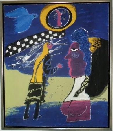 丝网印刷 Corneille - Femmes de la Bible 1