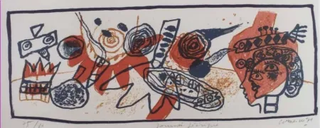 石版画 Corneille - Journee feerique