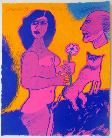 丝网印刷 Corneille - La Sensualité du Sensible II