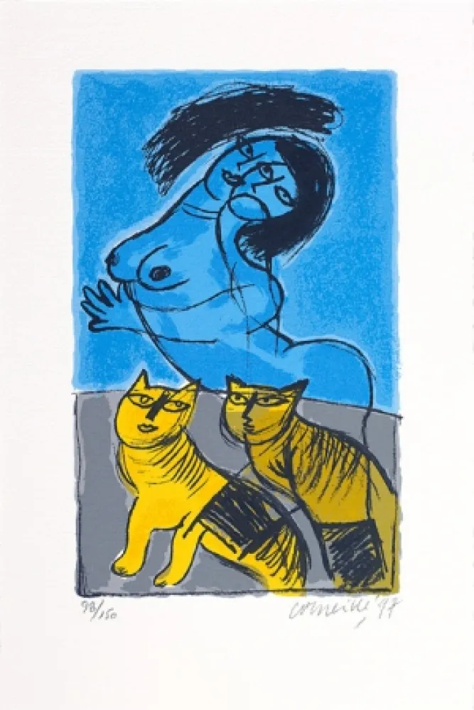 丝网印刷 Corneille - L'amour au jour le jour II