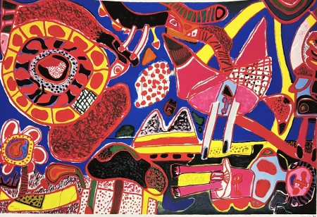 复数作品 Corneille - Le Jardin des délices 1991 - Tirage numéroté 45 ex AO