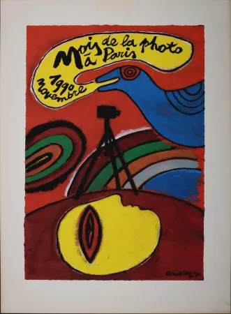 丝网印刷 Corneille - Mois de la photo, 1990