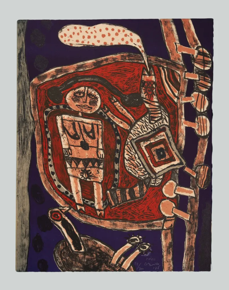 丝网印刷 Corneille - Piège