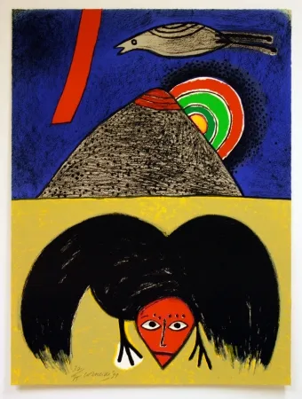 石版画 Corneille - Raven no. 4