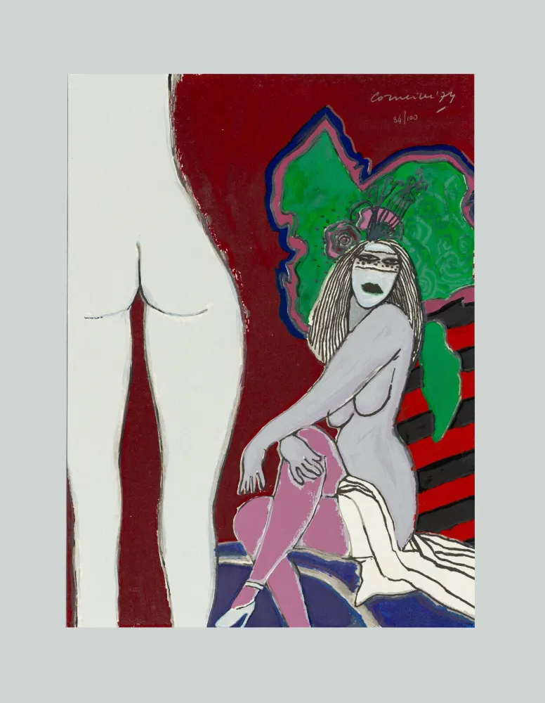 丝网印刷 Corneille - Senza titolo