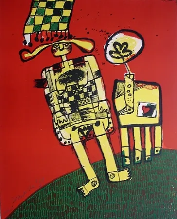 石版画 Corneille - Senza titolo