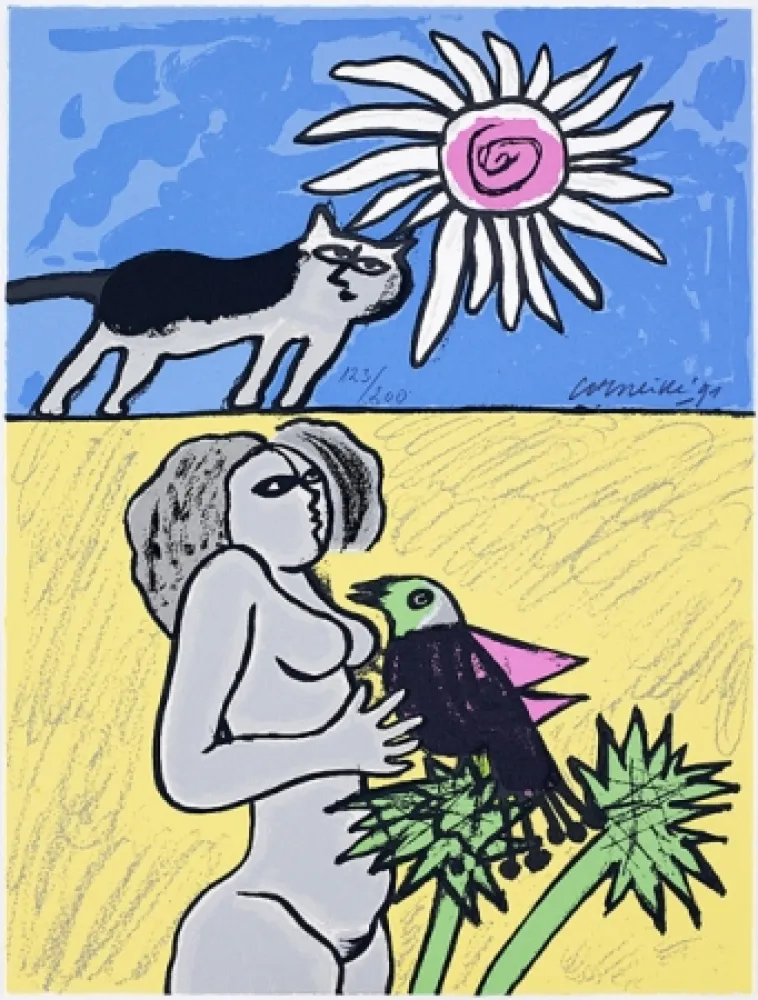 丝网印刷 Corneille - Terre habitée