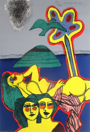 石版画 Corneille - Tropiques