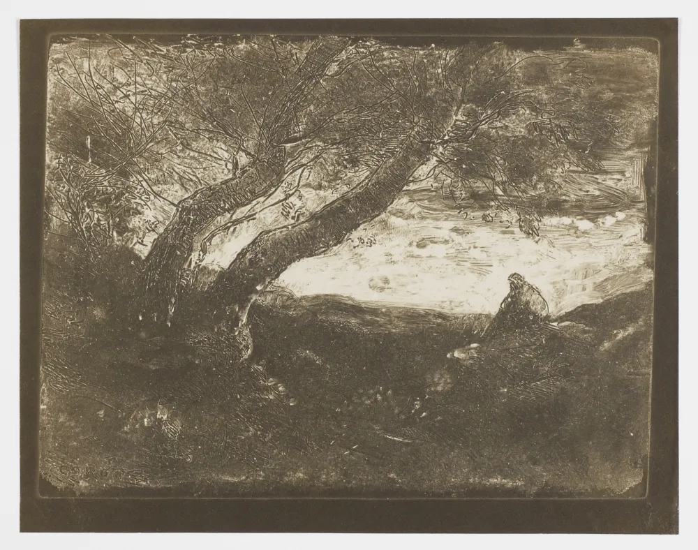 无技术 Corot - Le Songeur (The Dreamer)