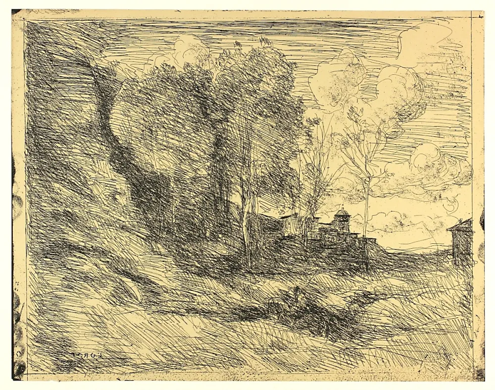 无技术 Corot - Souvenir d'Ostie