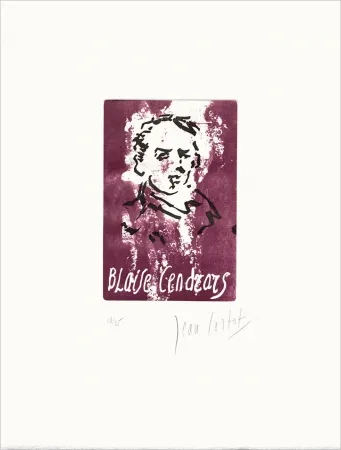 蚀刻版画 Cortot - Blaise Cendrars