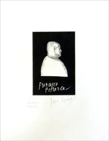 蚀刻版画 Cortot - Petrarque