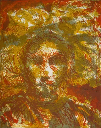 石版画 Corzas - Umbrìo por la pena