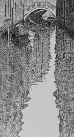 蚀刻版画 Cotugno  - Riflessi veneziani