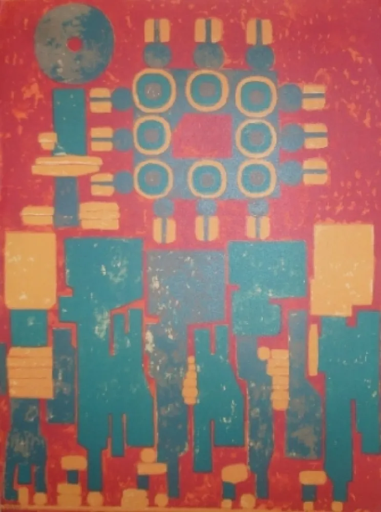 石版画 Courtin - Clos