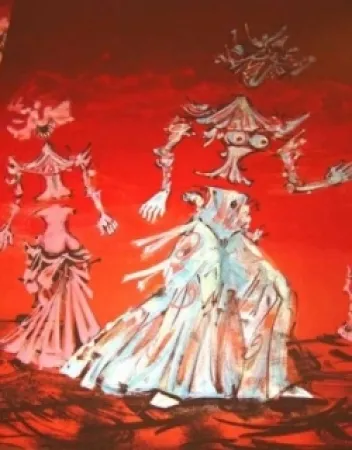 石版画 Coutaud - Les femmes fleurs