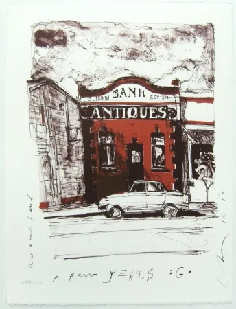 石版画 Couture - Antique