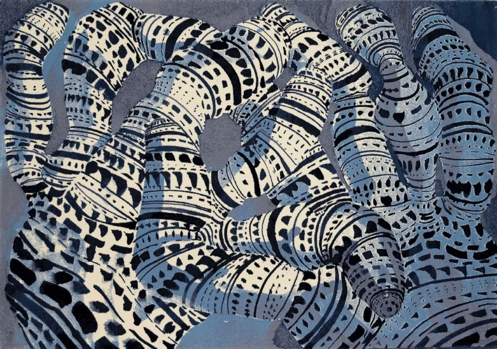 复数作品 Cragg - Form Code (Blue)