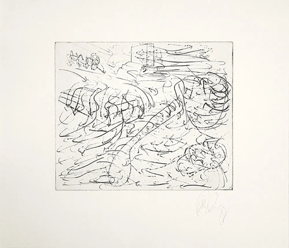 版画 Cragg - Wüste 