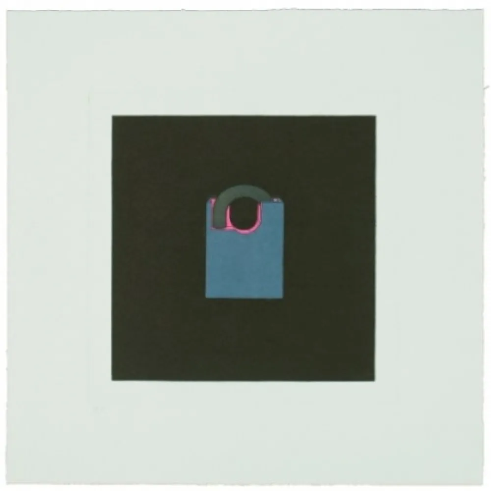 版画 Craig-Martin - The Catalan Suite I - Padlock