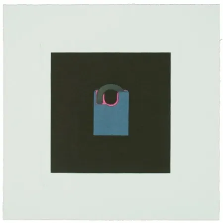 版画 Craig-Martin - The Catalan Suite I - Padlock