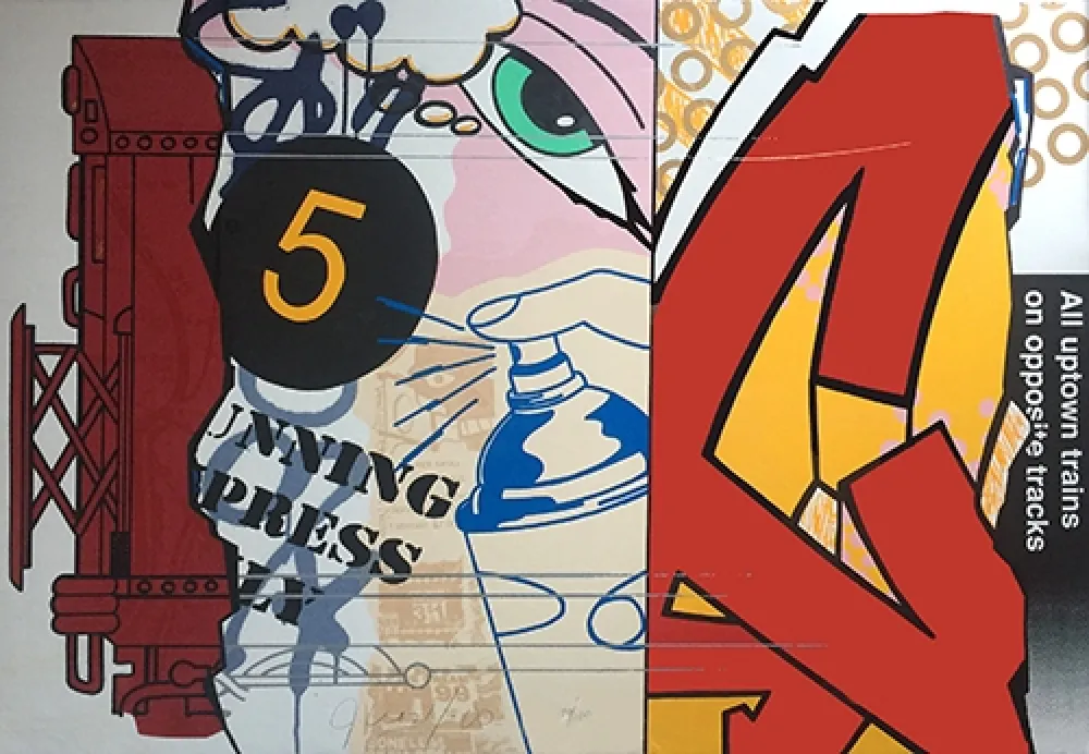 丝网印刷 Crash - All Uptown Trains