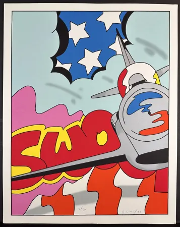 石版画 Crash - American Thunderbird