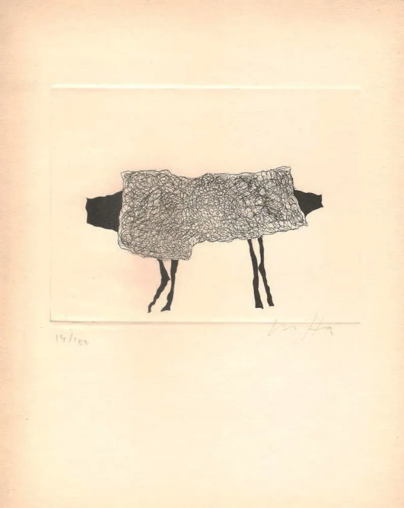 版画 Crippa - SENZA TITOLO