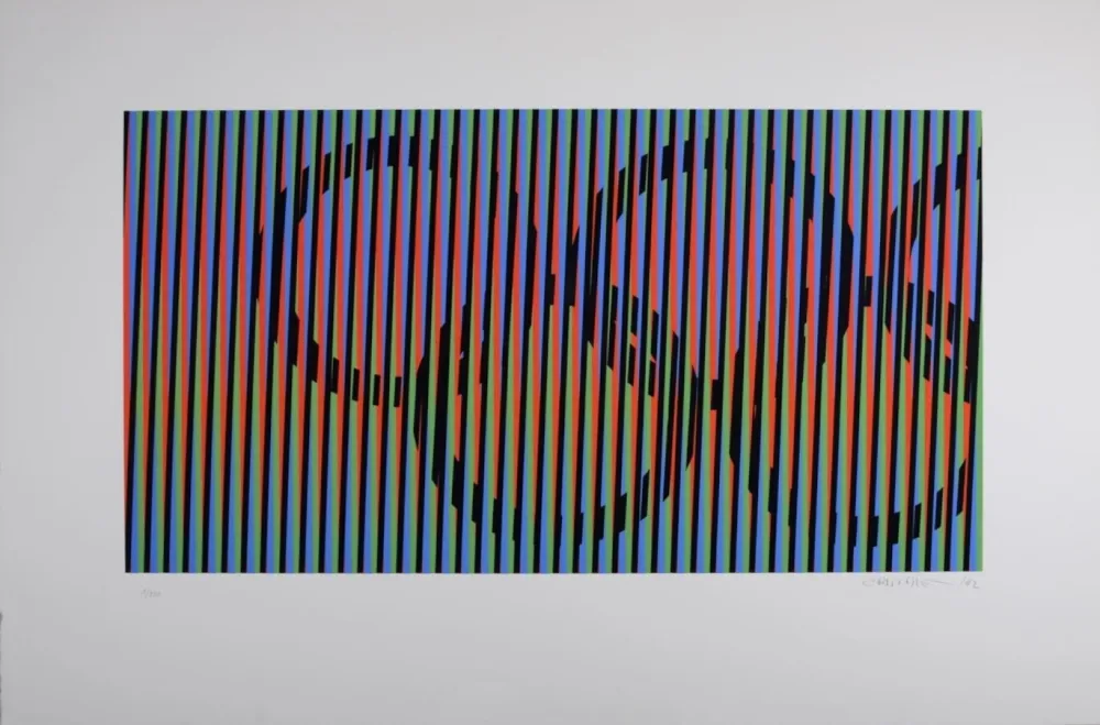 丝网印刷 Cruz-Diez - Composition