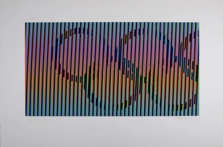 丝网印刷 Cruz-Diez - Composition