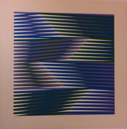 丝网印刷 Cruz-Diez - Composition 