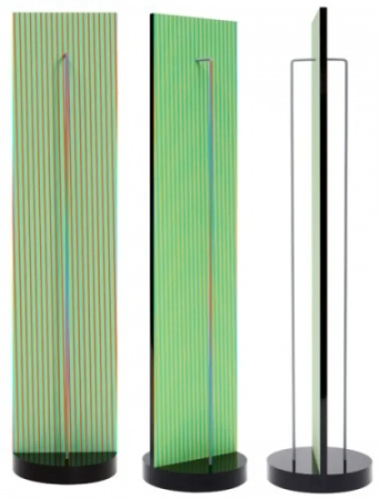 复数作品 Cruz-Diez - Couleur a l espace Ariel