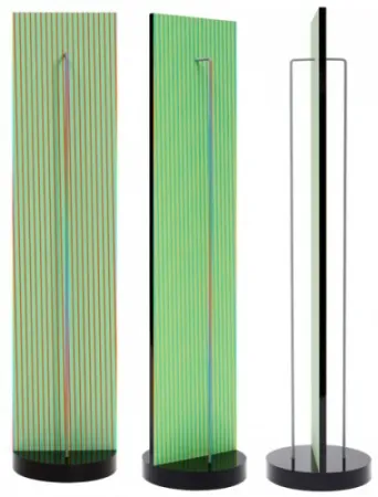 复数作品 Cruz-Diez - Couleur a l espace Ariel