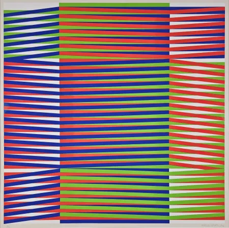 丝网印刷 Cruz-Diez - Couleur Additive. No 8