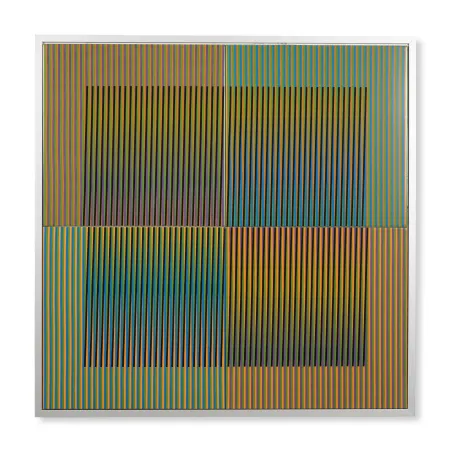 陶瓷 Cruz-Diez - Couleur Additive, Serie 14