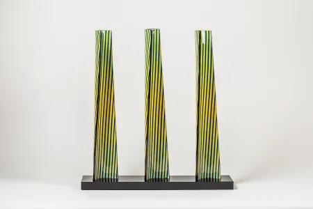 陶瓷 Cruz-Diez - Cromovela Tryptich 20