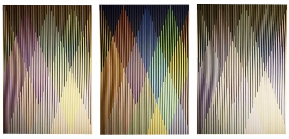 丝网印刷 Cruz-Diez - Douleur Additive Perseus