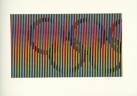 石版画 Cruz-Diez - JO BARCELONA
