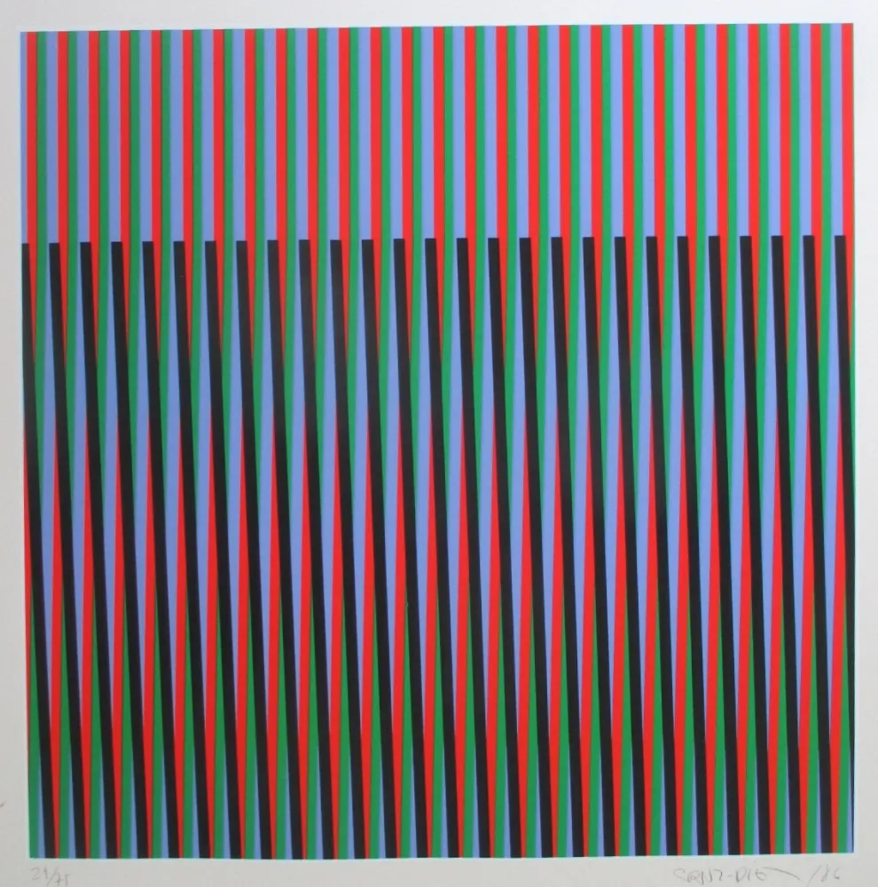 丝网印刷 Cruz-Diez - No title